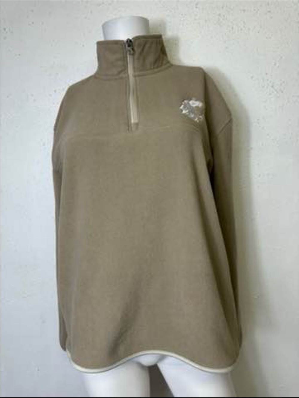 womans WSU size medium tan pullover EUC washington state university